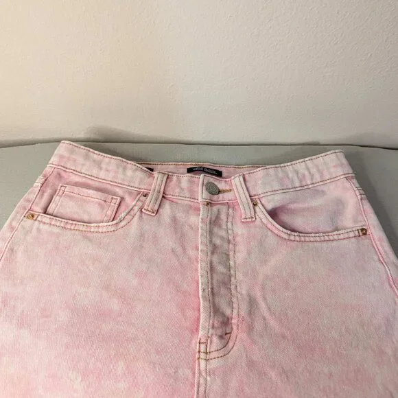 ⭐Wild Fable Women's Jeans Pants Pink Straight High Rise Cotton Blend Size 4⭐ - Picture 9 of 14